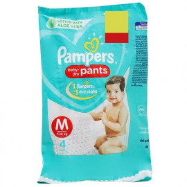 PAMPERS BABY DRY PANTS (M) 4PAD